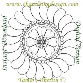 1082 Feathered Pearl Wreath 3