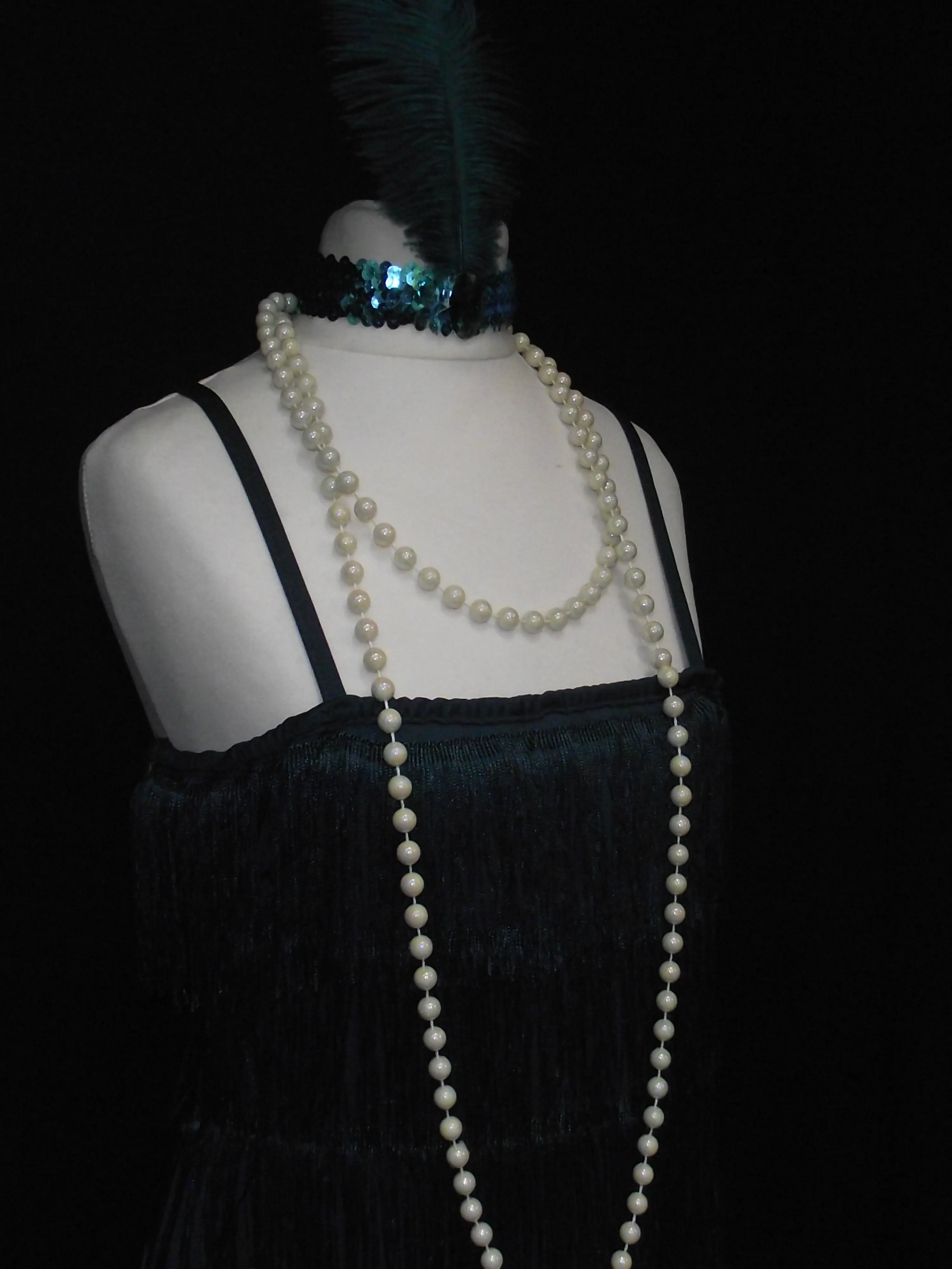 1920s Flapper Girl (Teal)