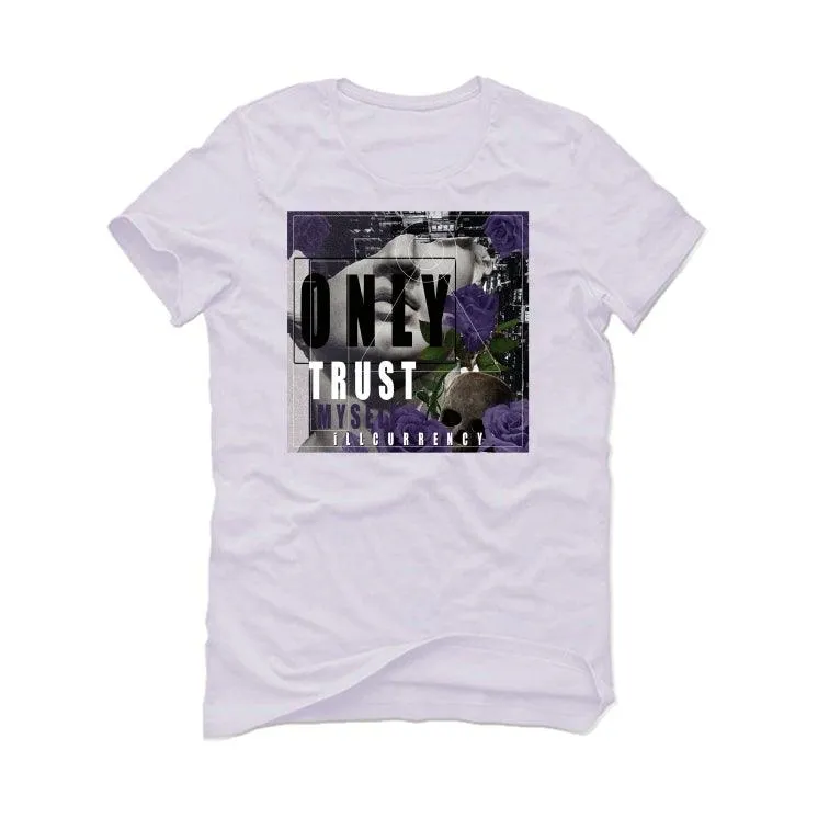 Air Jordan 13 “Court Purple” White T-Shirt (ONLY TRUST MYSELF)