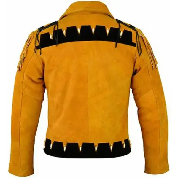 Authentic Western Leather Indian Carnival Jacket – Boho Chic Style