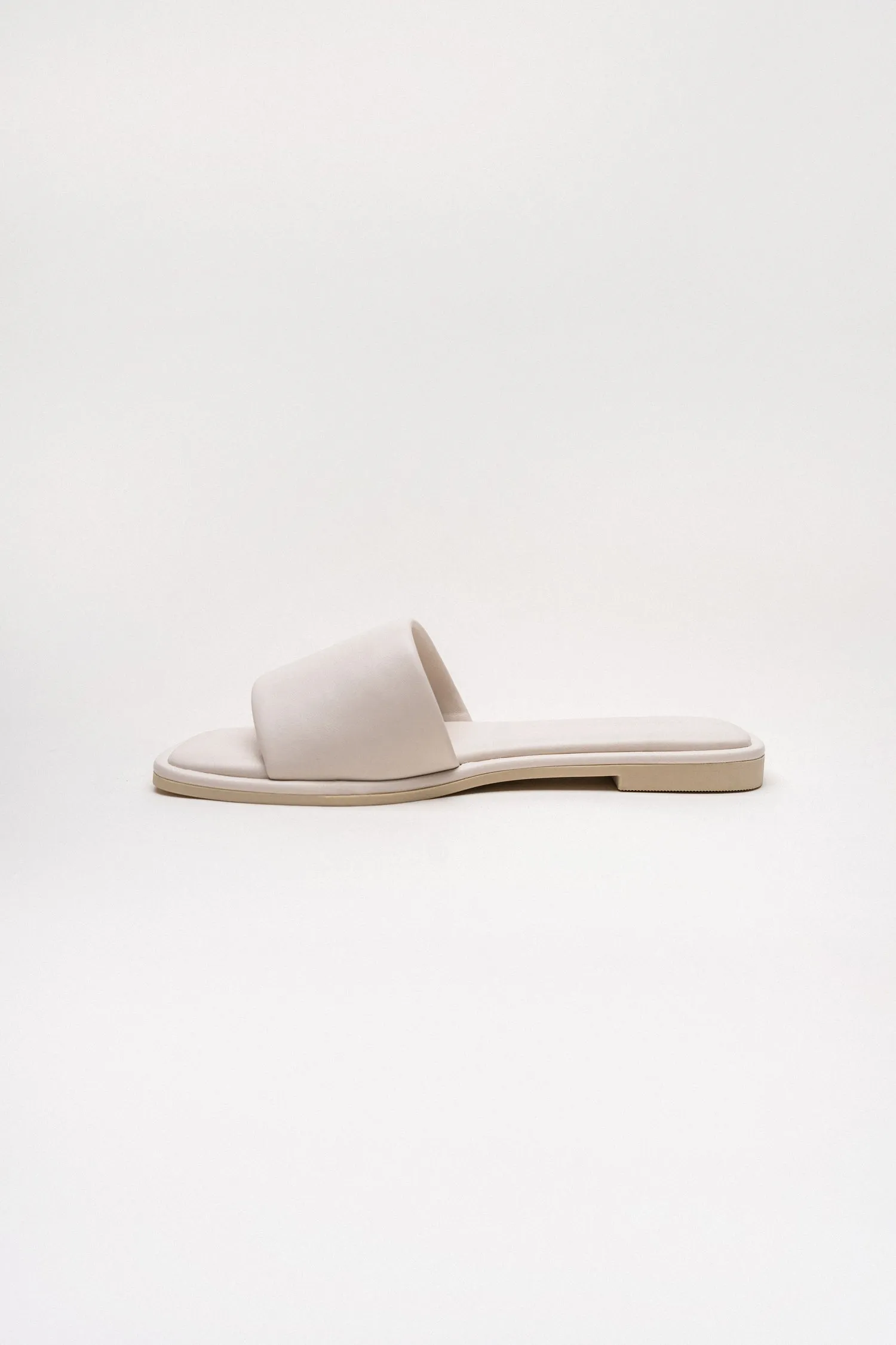Beige Luxe Flat Slip-Ons