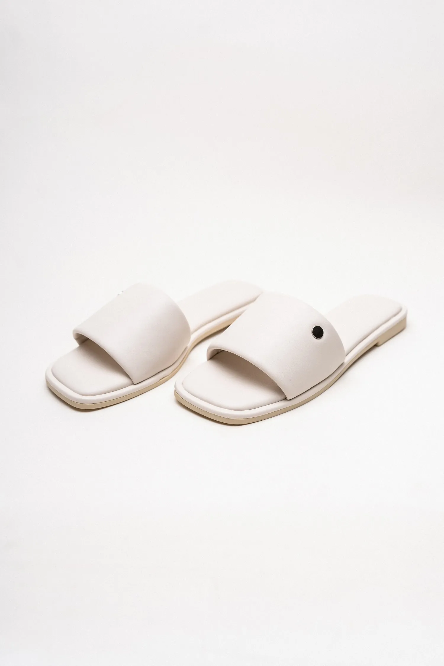 Beige Luxe Flat Slip-Ons