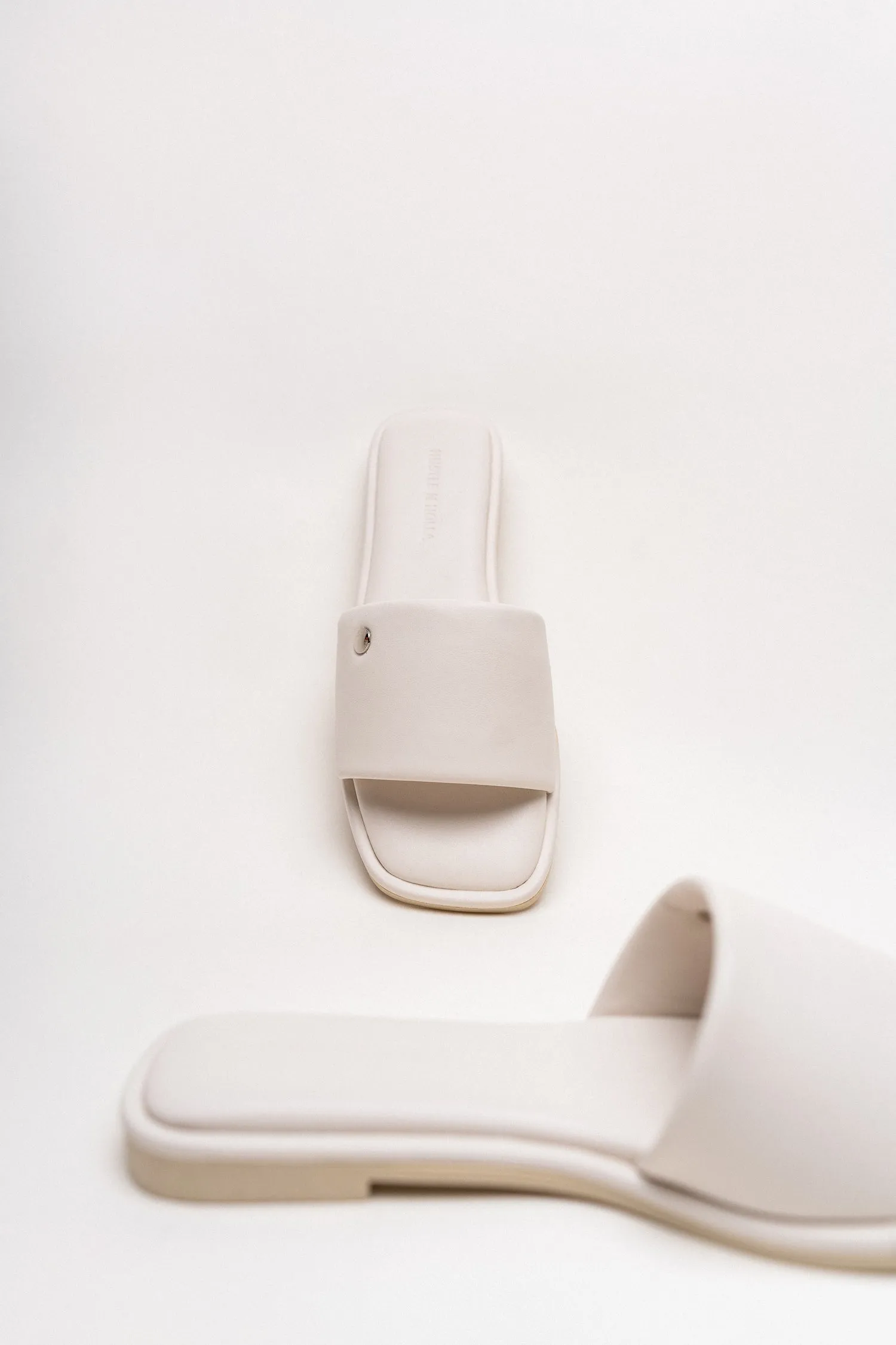 Beige Luxe Flat Slip-Ons