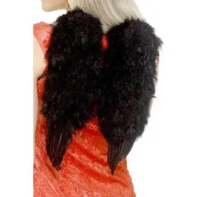 Black Feather Angel Wings