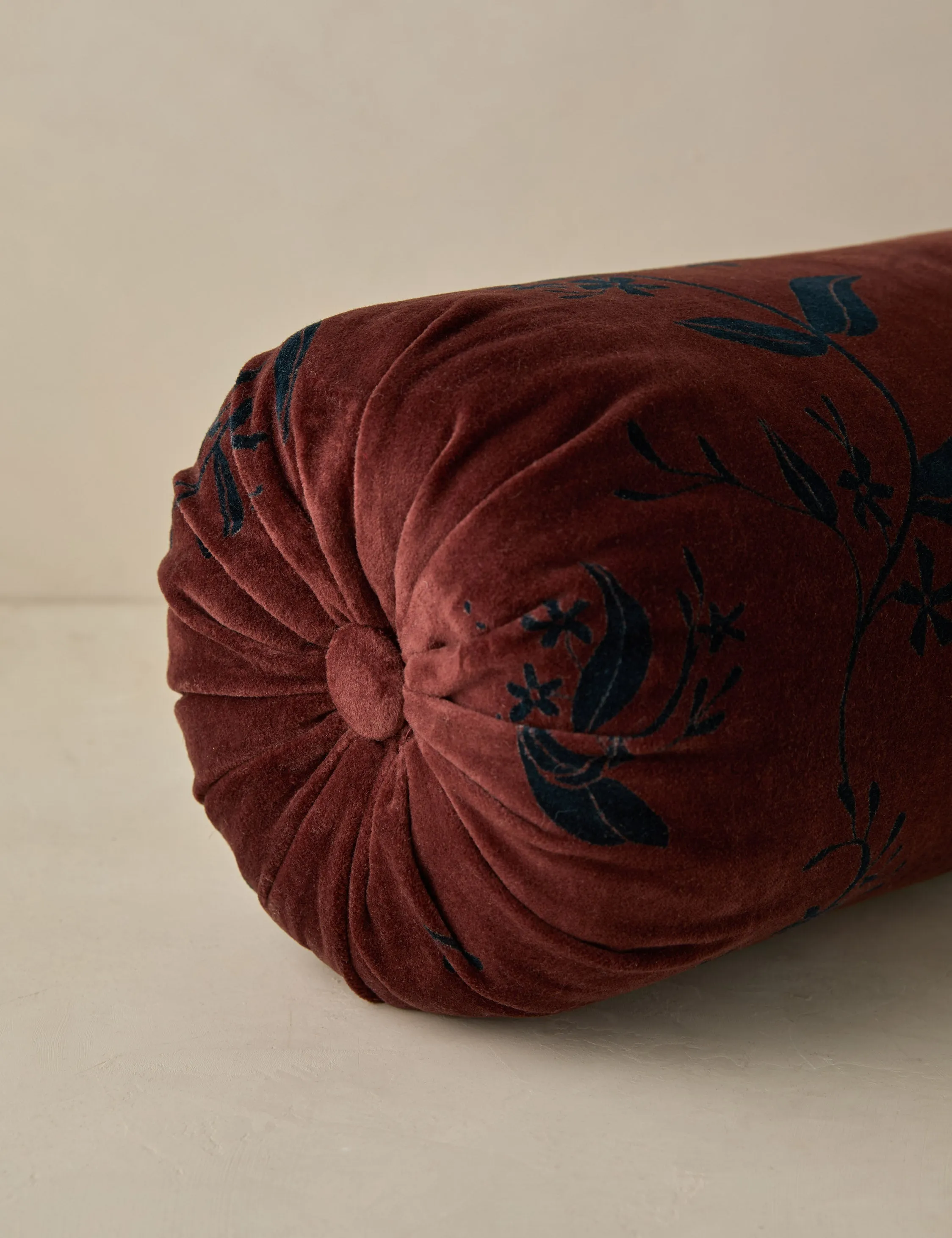 Carmine Velvet Pillow