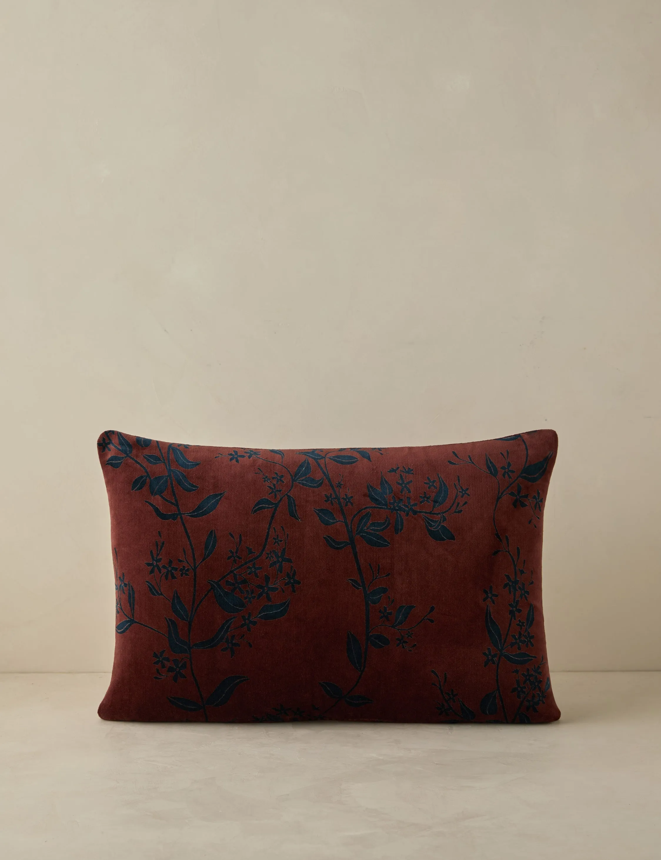 Carmine Velvet Pillow