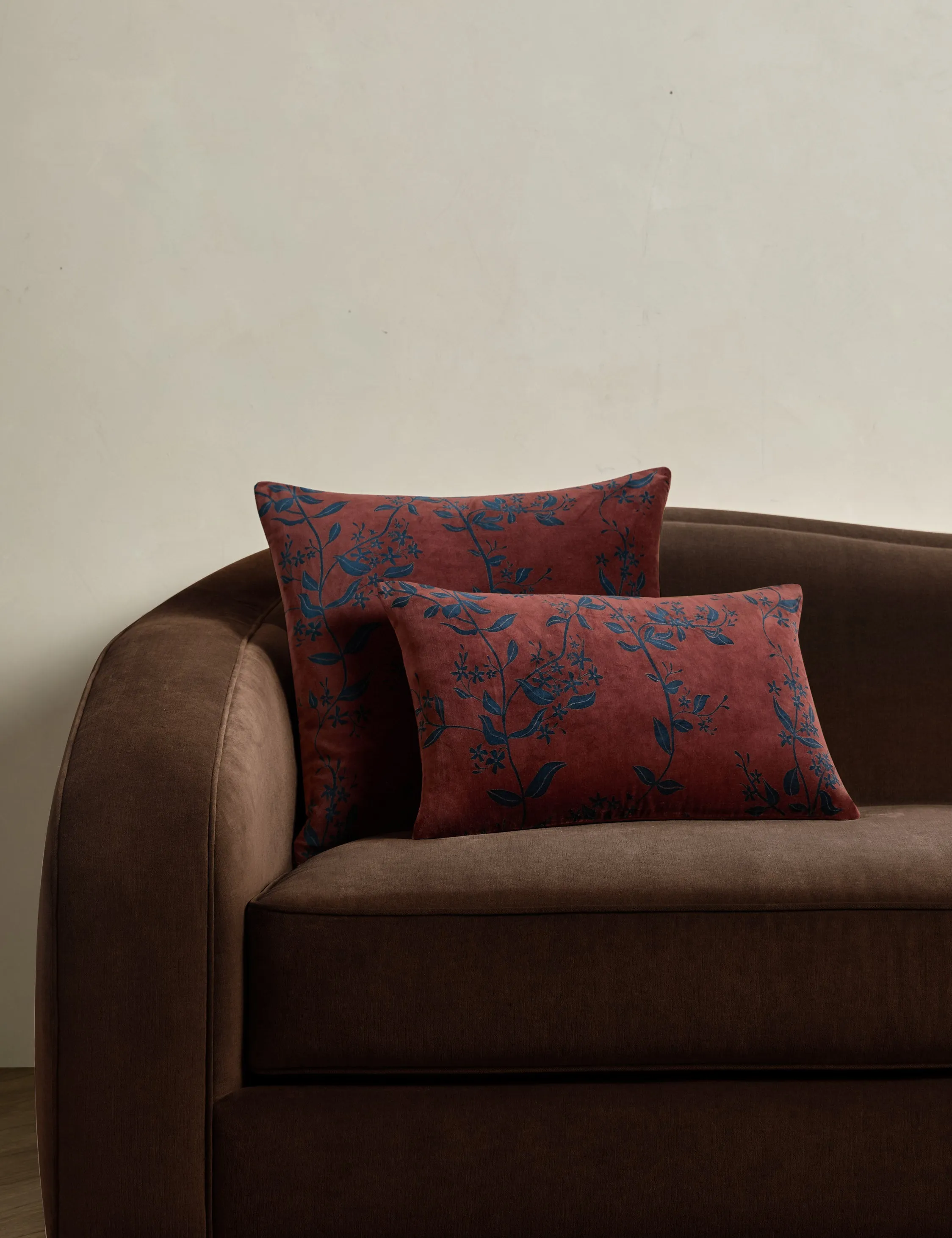 Carmine Velvet Pillow