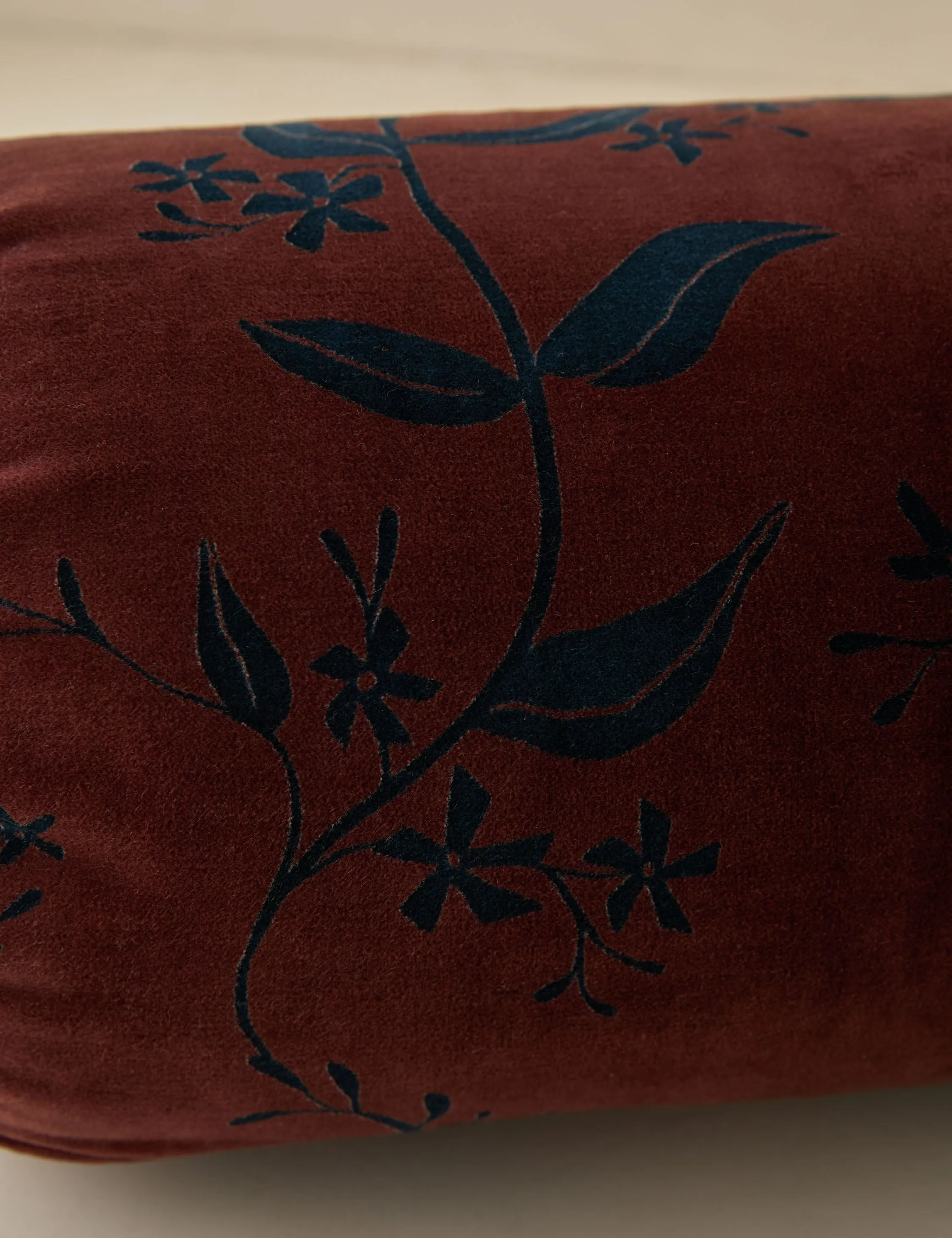 Carmine Velvet Pillow