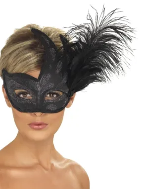 Colombina Feather Mask