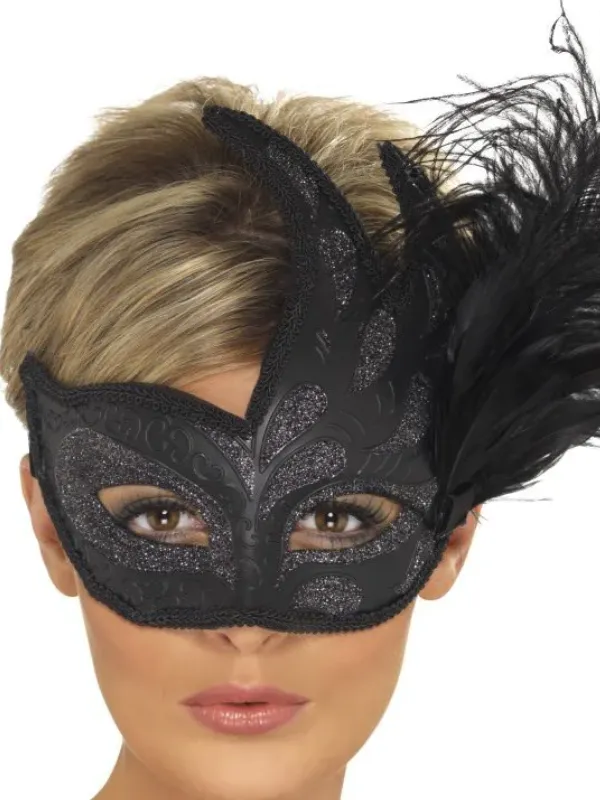 Colombina Feather Mask