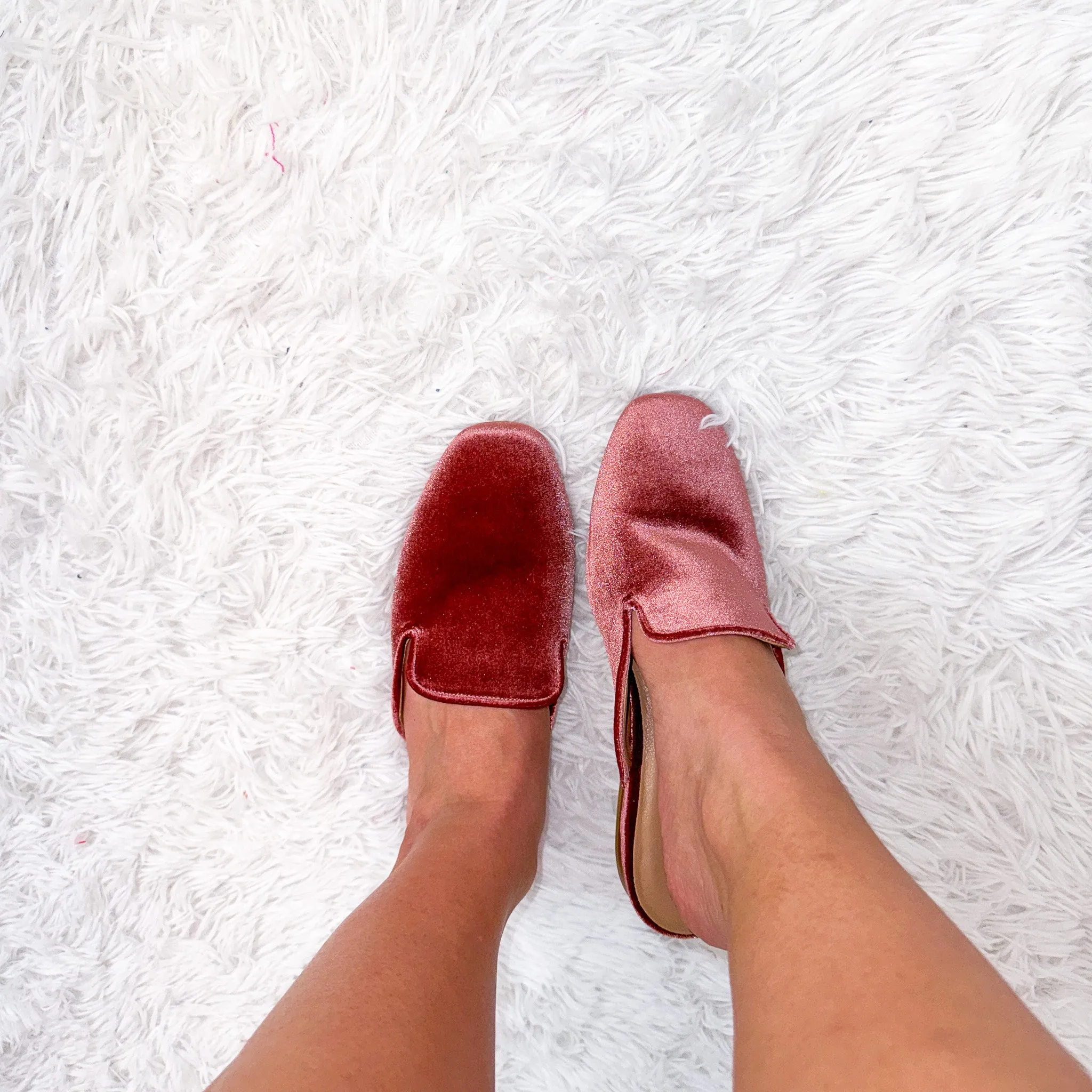 Corky's Spotlight Blush Velvet Slip on Shoes *Final Sale*