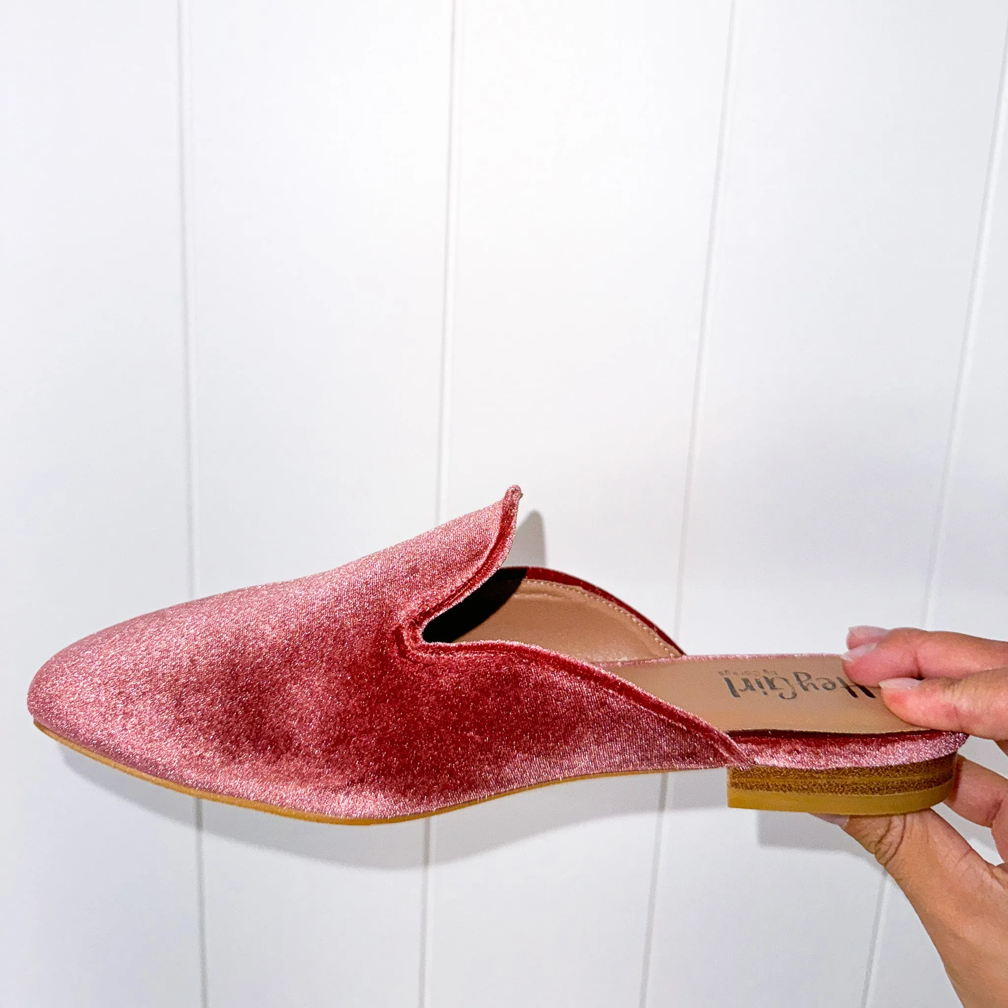 Corky's Spotlight Blush Velvet Slip on Shoes *Final Sale*