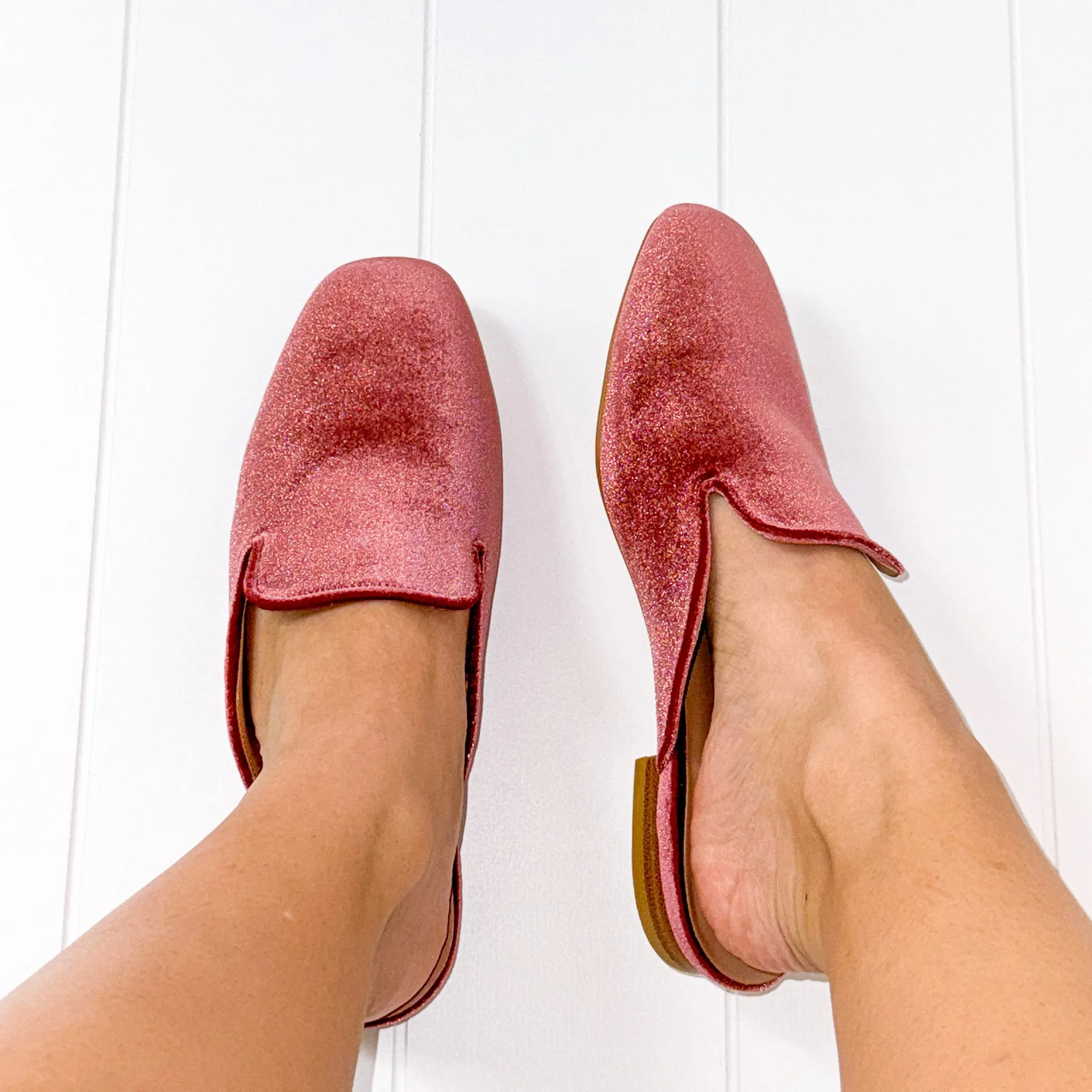 Corky's Spotlight Blush Velvet Slip on Shoes *Final Sale*