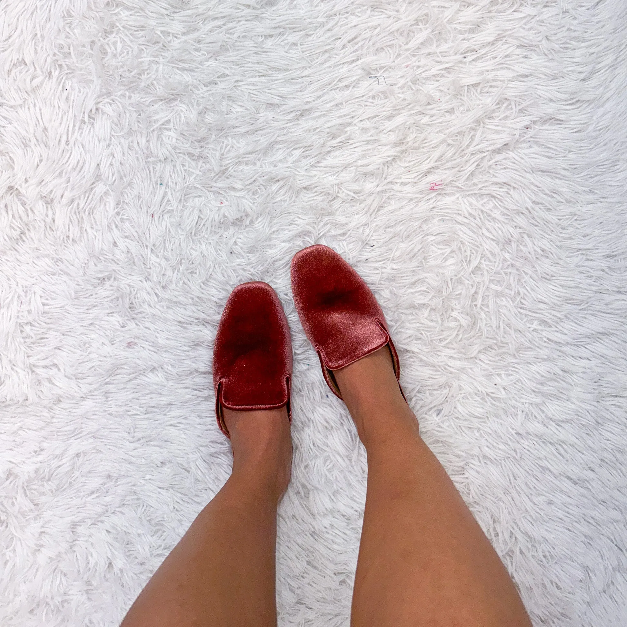 Corky's Spotlight Blush Velvet Slip on Shoes *Final Sale*