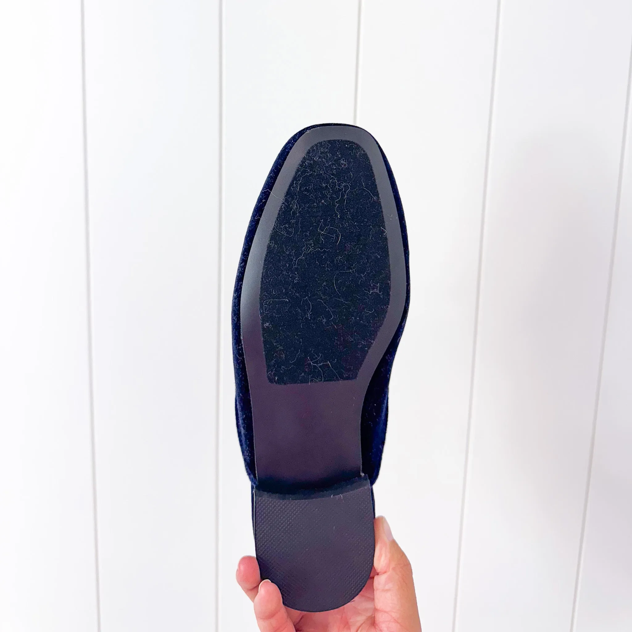 Corky's Spotlight Navy Velvet Slip on Shoes *Final Sale*