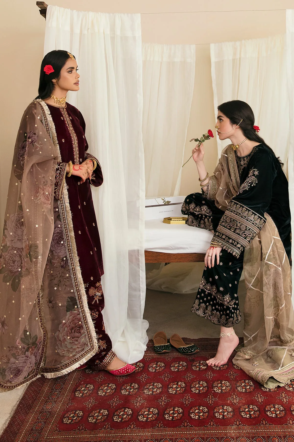 EMBROIDERED VELVET UF-250