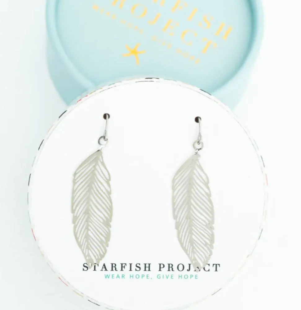 Feathered Earrings