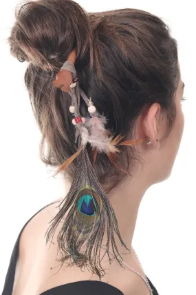 Feathered Hair Sticks