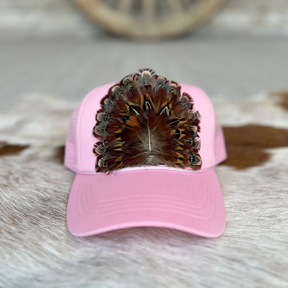 Feathered Trucker Caps