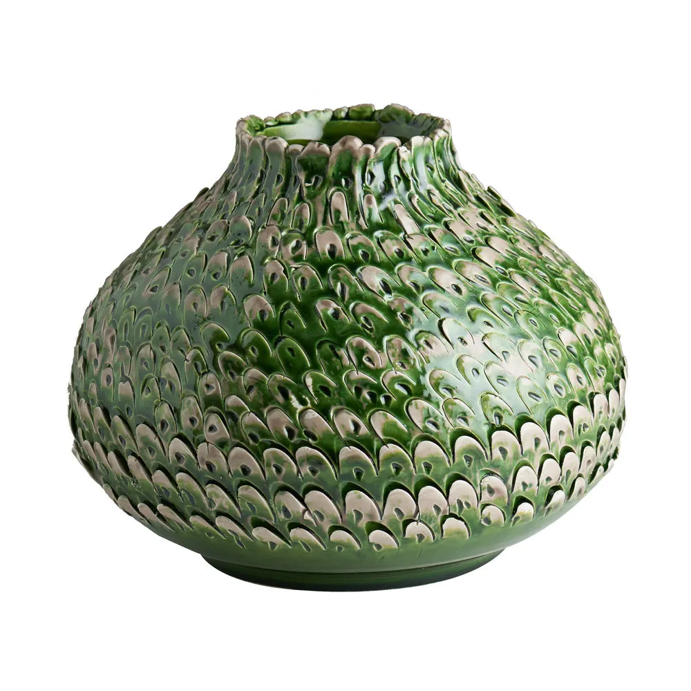 Feathered Vase