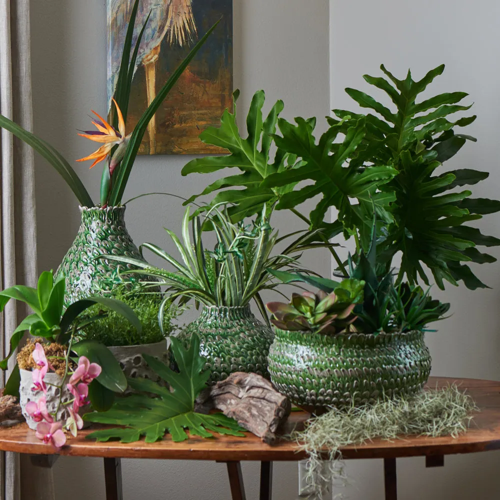 Feathered Vase