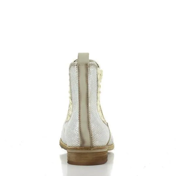 Felmini A131 Silver Ankle Boots
