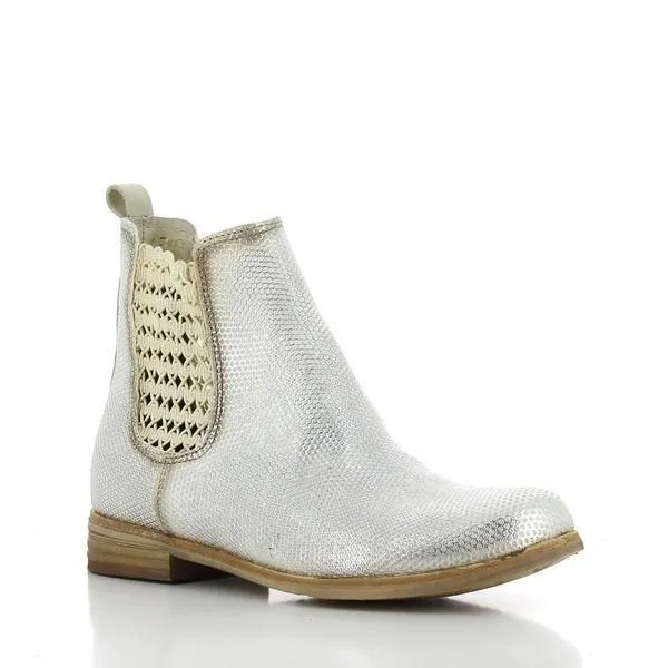 Felmini A131 Silver Ankle Boots
