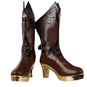 Genshin Impact Fischl Game Cosplay Shoes