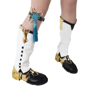 Genshin Impact Xingqiu Game Cosplay Shoes