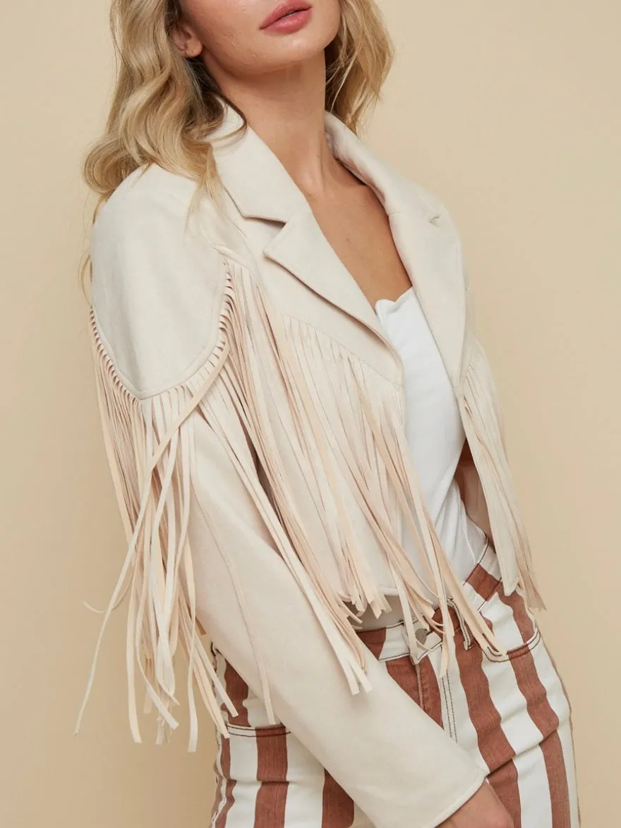 Get Fringed Boho Jacket
