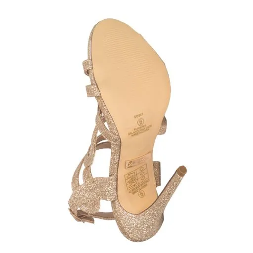 GIDGET HIGH HEEL PUMP WITH SPARKLY CRYSTAL EMBELLISHMENT