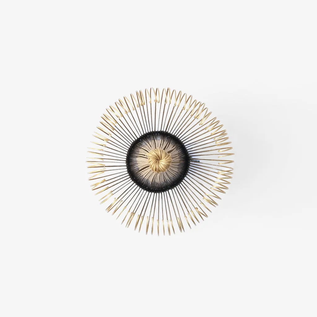 Handcrafted fine black bamboo matcha whisk (Chasen)