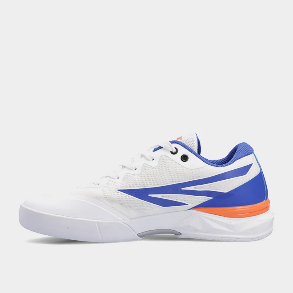 HI-Tec Mens Flash Court Tennis Shoe White/blue _ 183722 _ White