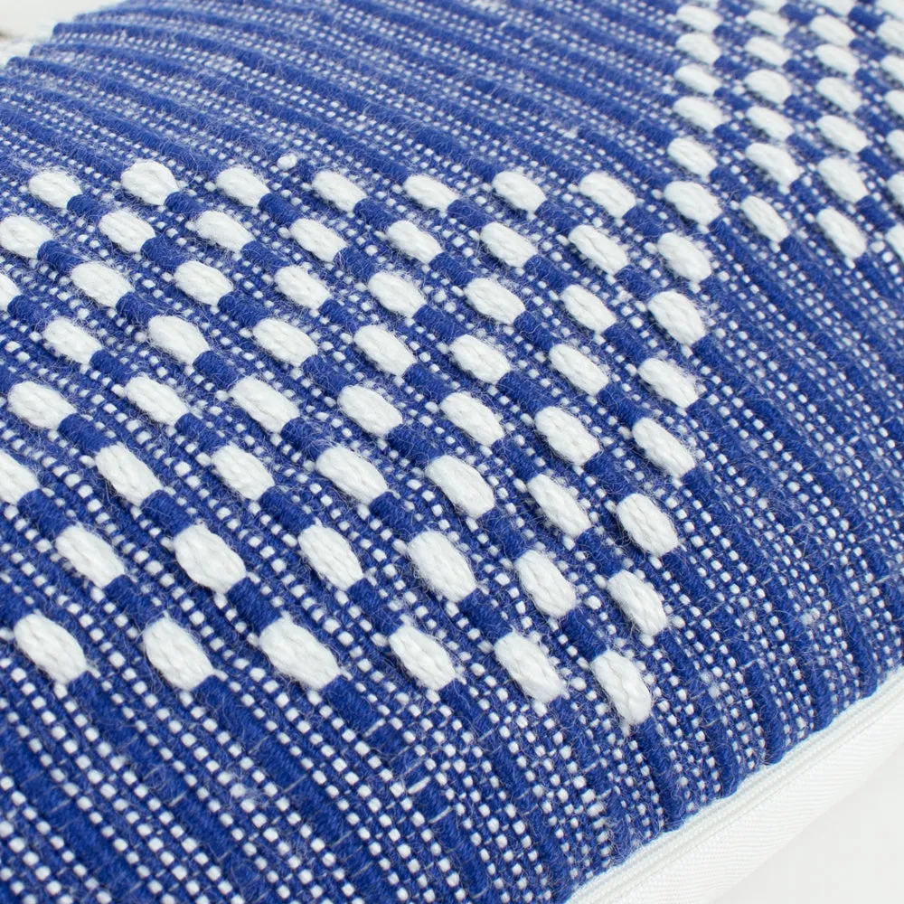 Kadie Outdoor/Indoor Woven Cushion Cobalt