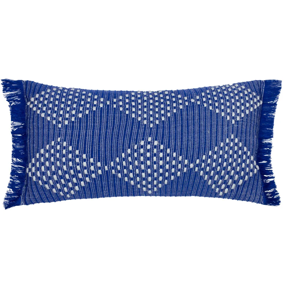Kadie Outdoor/Indoor Woven Cushion Cobalt