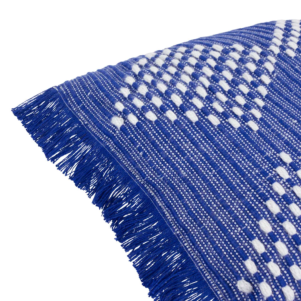 Kadie Outdoor/Indoor Woven Cushion Cobalt
