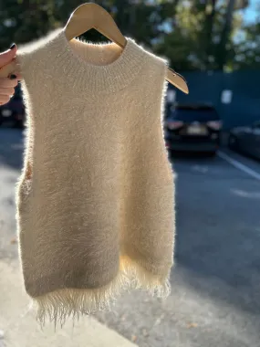 Lurex Feathered Top