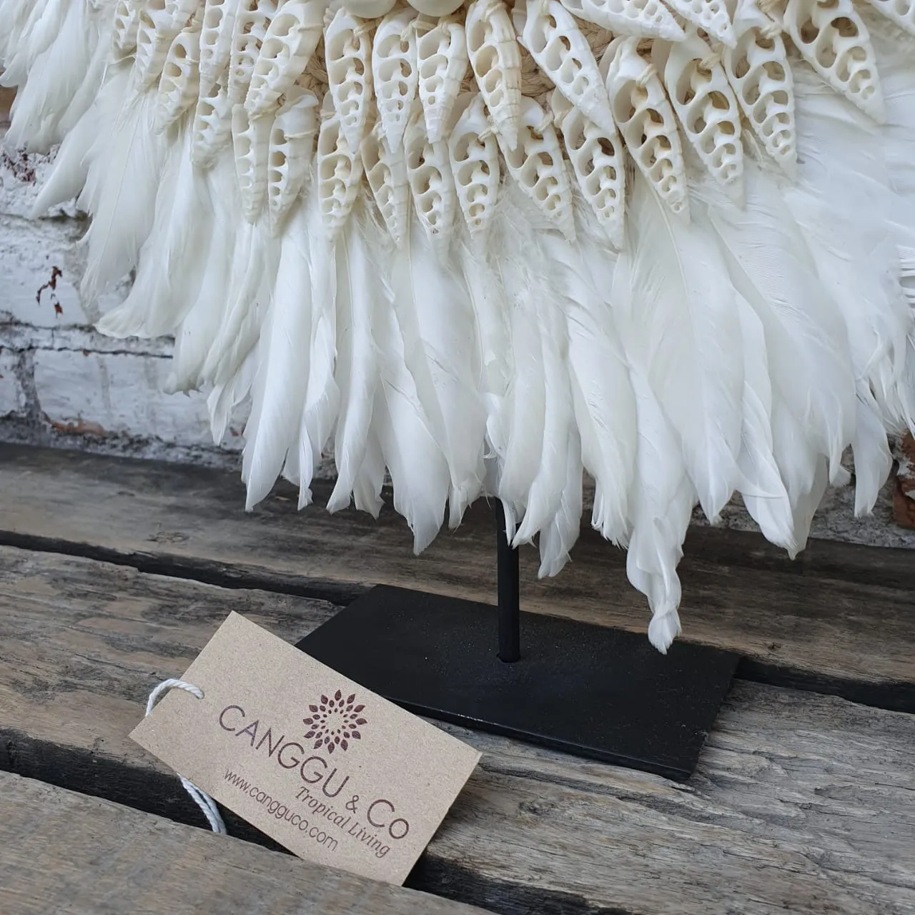 Malaika Father Shell Pendant with Stand