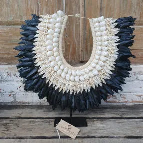 Malaika Father Shell Pendant with Stand