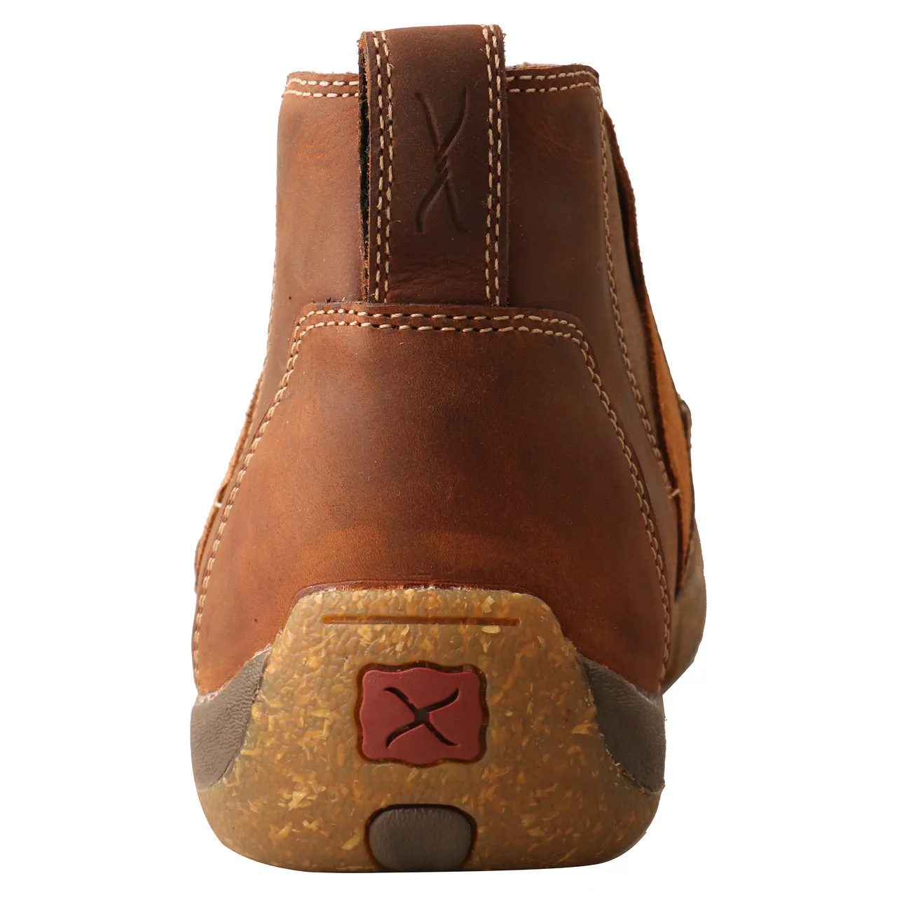 Men's Twisted X 4" Chelsea Oiled Saddle Driving Moc