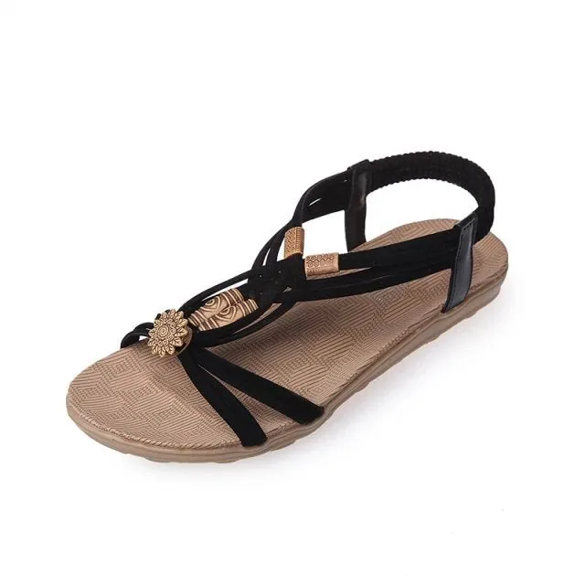 Moonlit Mesa - Boho Thong Sandals by The Nevermore