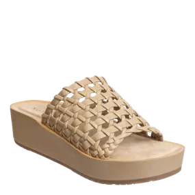 NAKED FEET - CYPRUS in GOLD Platform Sandals