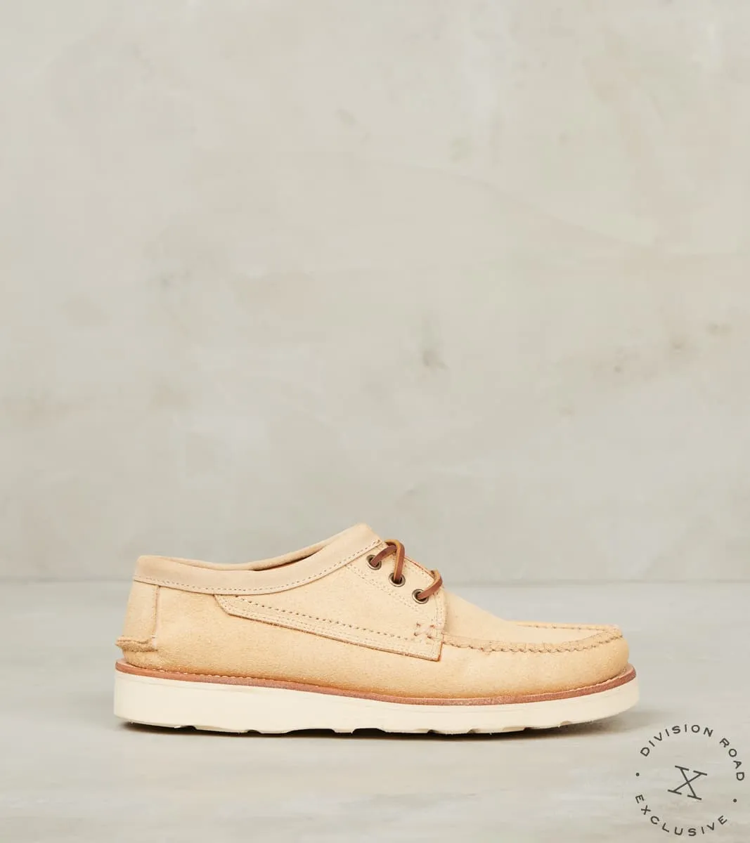 Rambler 3-Eye Moc - Vibram 4014 Christy - Beach Aniline Roughout