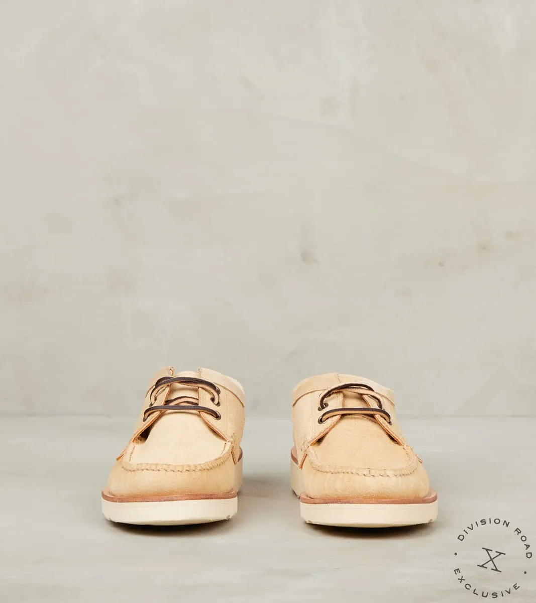 Rambler 3-Eye Moc - Vibram 4014 Christy - Beach Aniline Roughout