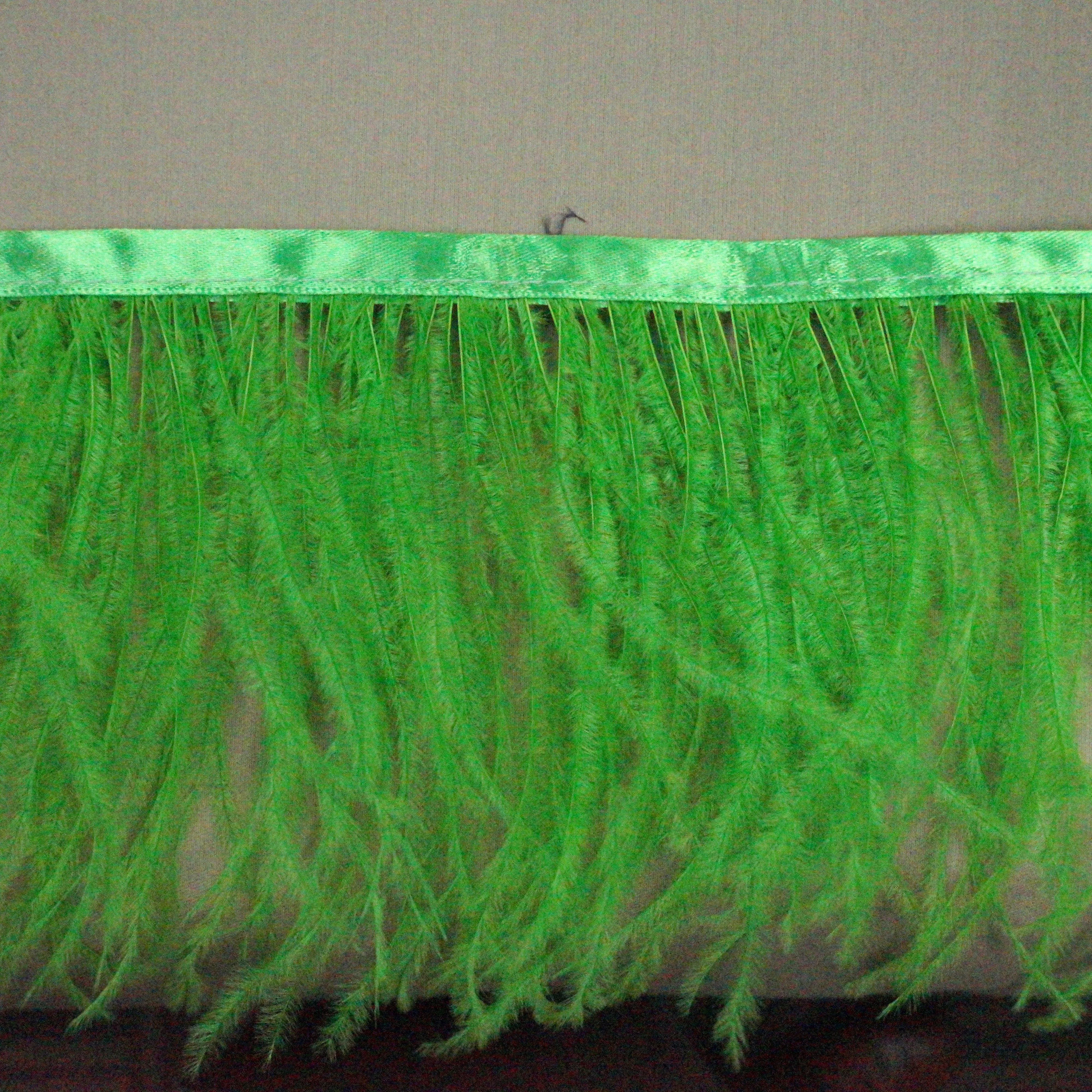 Royal Green Ostrich Feather Trim 2 PLY