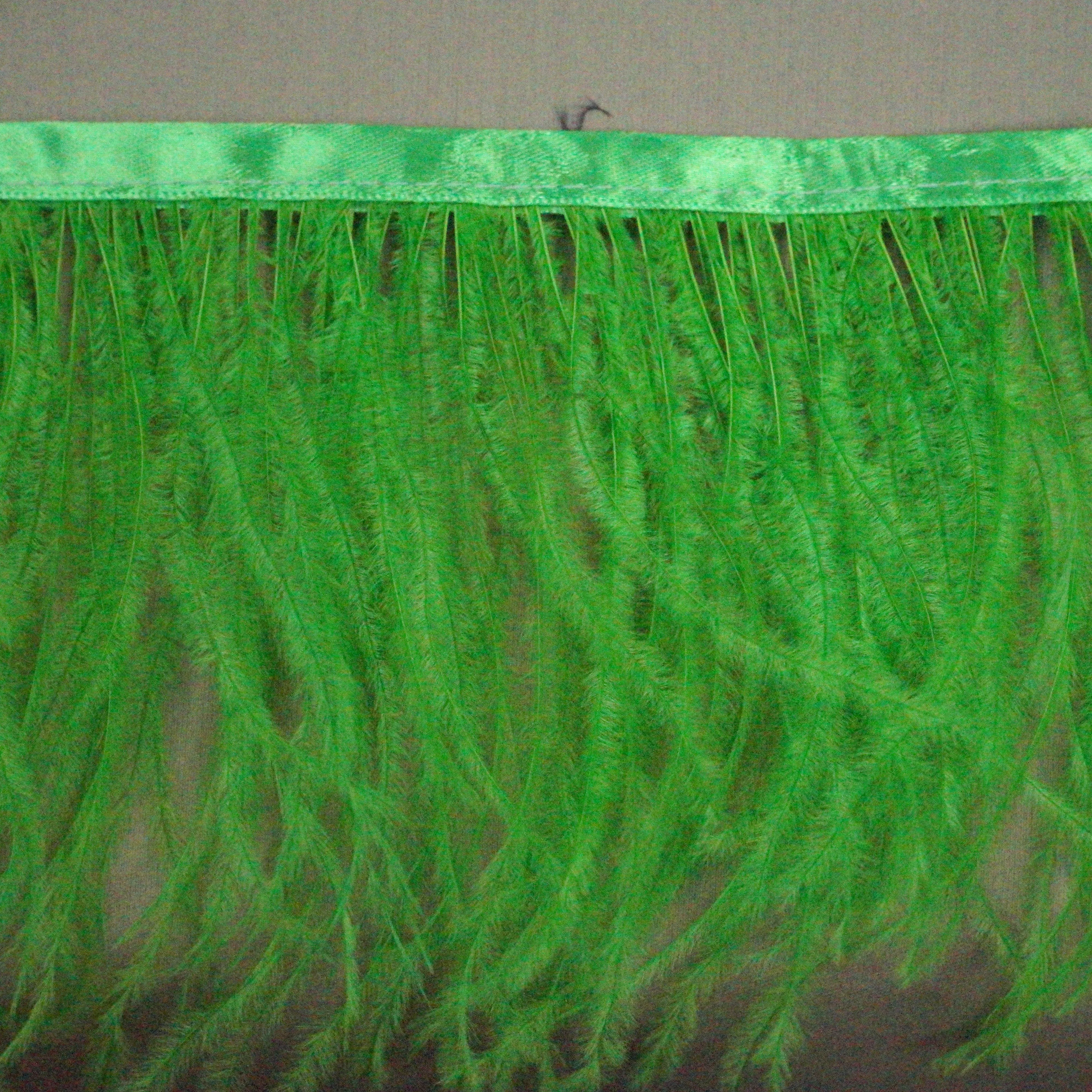 Royal Green Ostrich Feather Trim 2 PLY