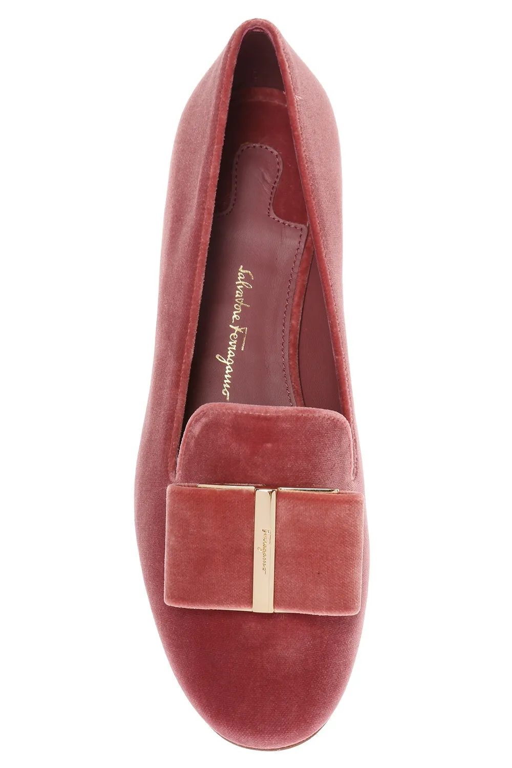 SALVATORE FERRAGAMO Sarno Women's 680210 Pink Flats Size 6.5 D MSRP $695