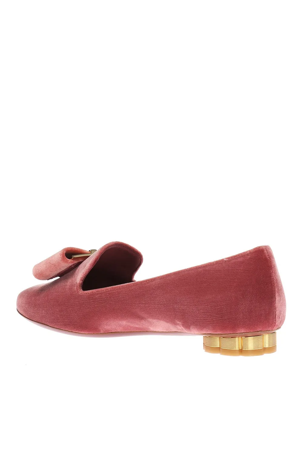 SALVATORE FERRAGAMO Sarno Women's 680210 Pink Flats Size 6.5 D MSRP $695