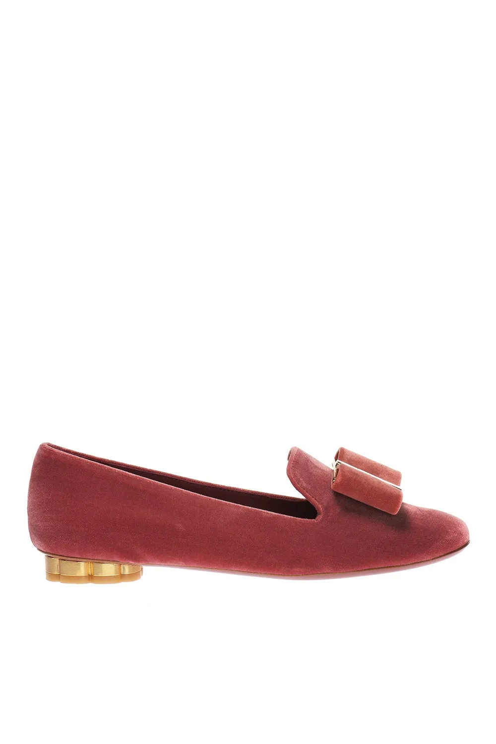 SALVATORE FERRAGAMO Sarno Women's 680210 Pink Flats Size 6.5 D MSRP $695