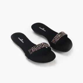 Sequin Embellished Flats